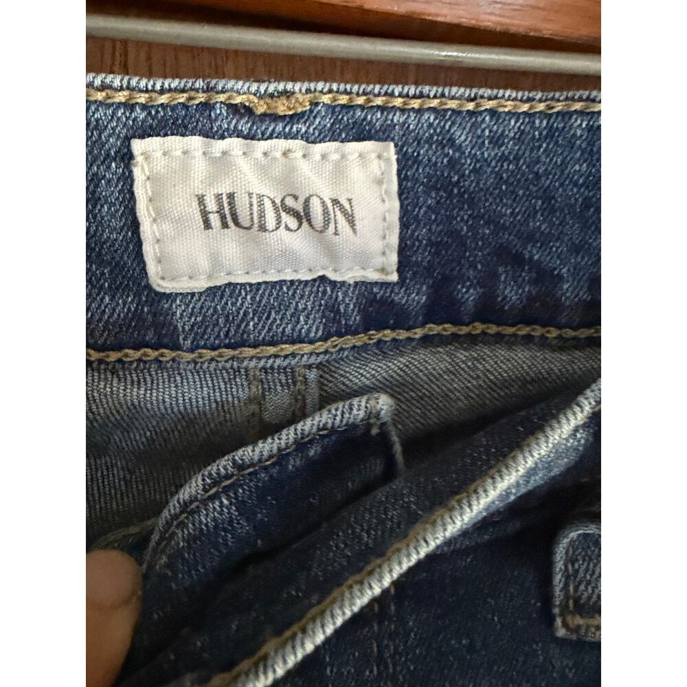 Hudson Blake Embark Slim Straight Jeans Men's 30 Medium Wash Stretch Denim - Picture 3 of 6